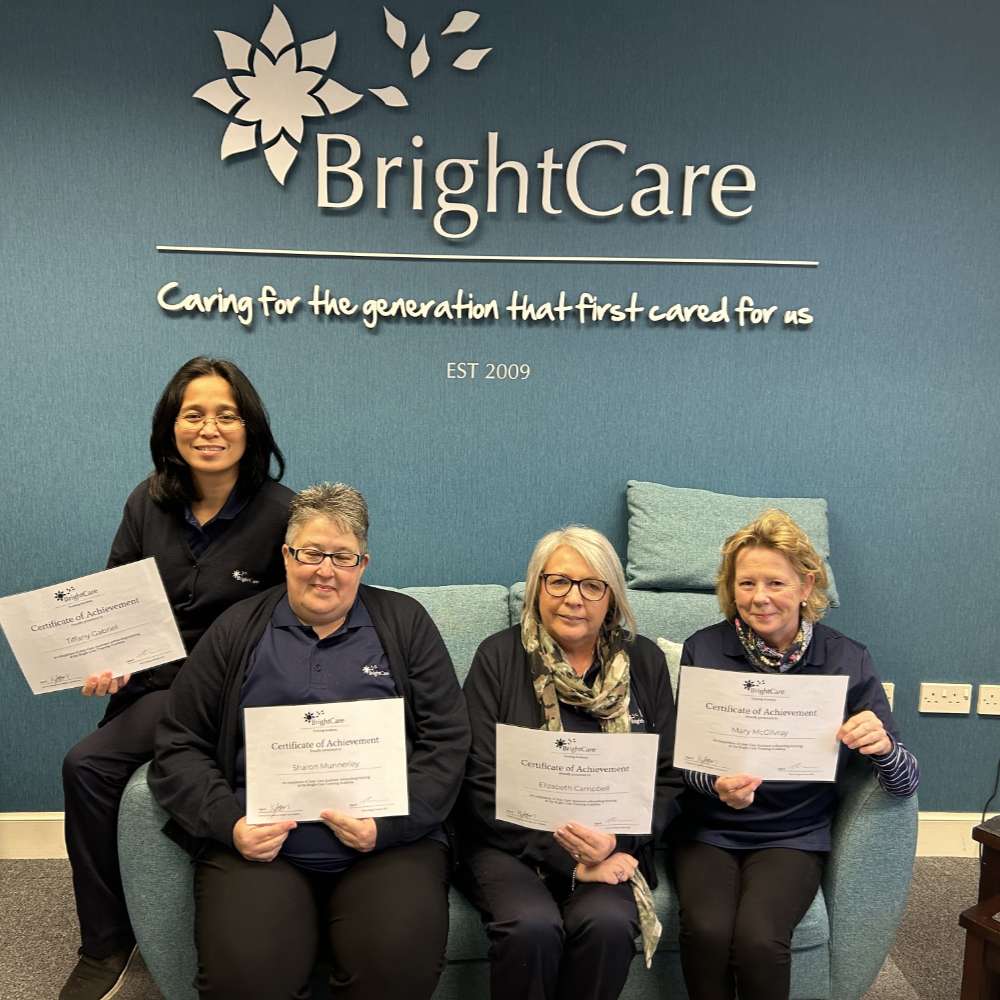 Recent care worker graduates