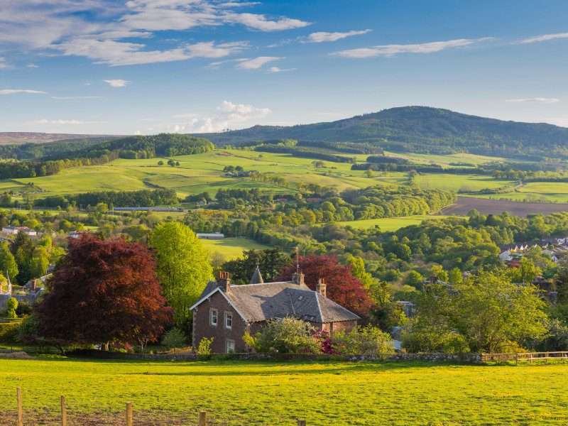 View of Creiff & Comrie