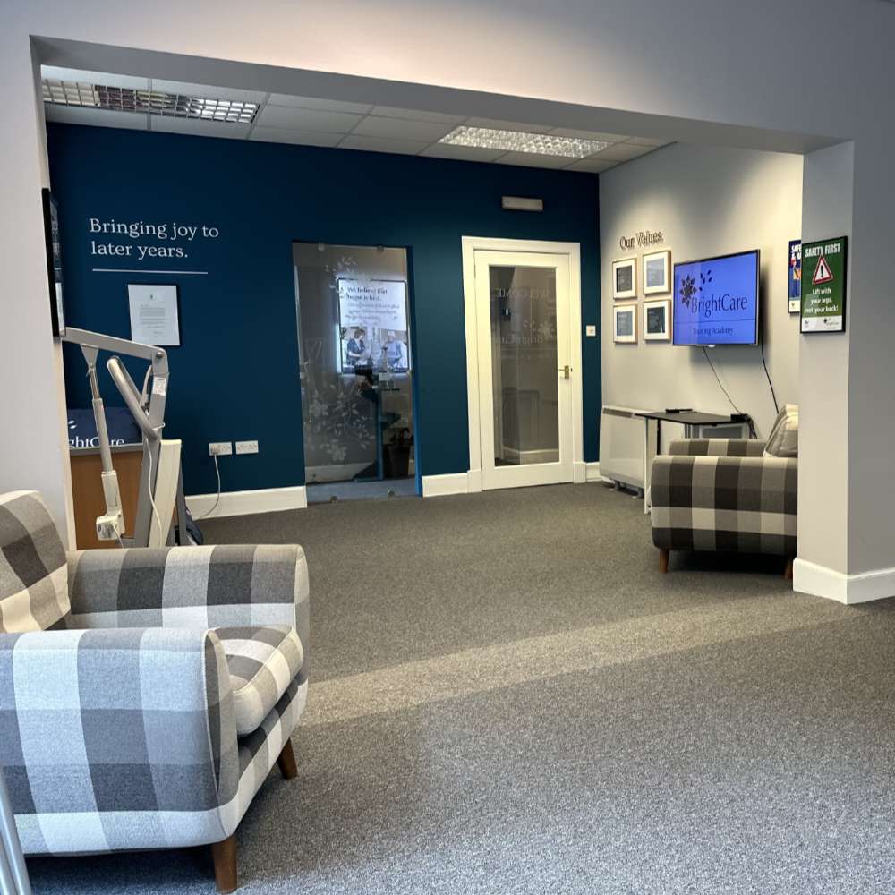 The inside of the Bright Care Training Academy