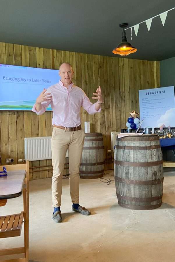 Tim talking about the Bright Care values